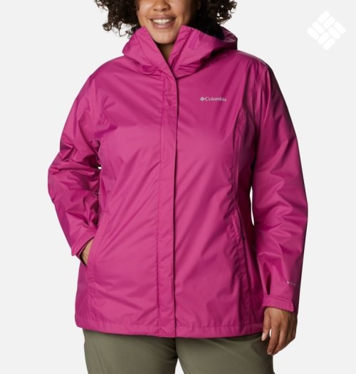 Women's Columbia Arcadia II Jackets Fuchsia | Plus Size CA-VC84L